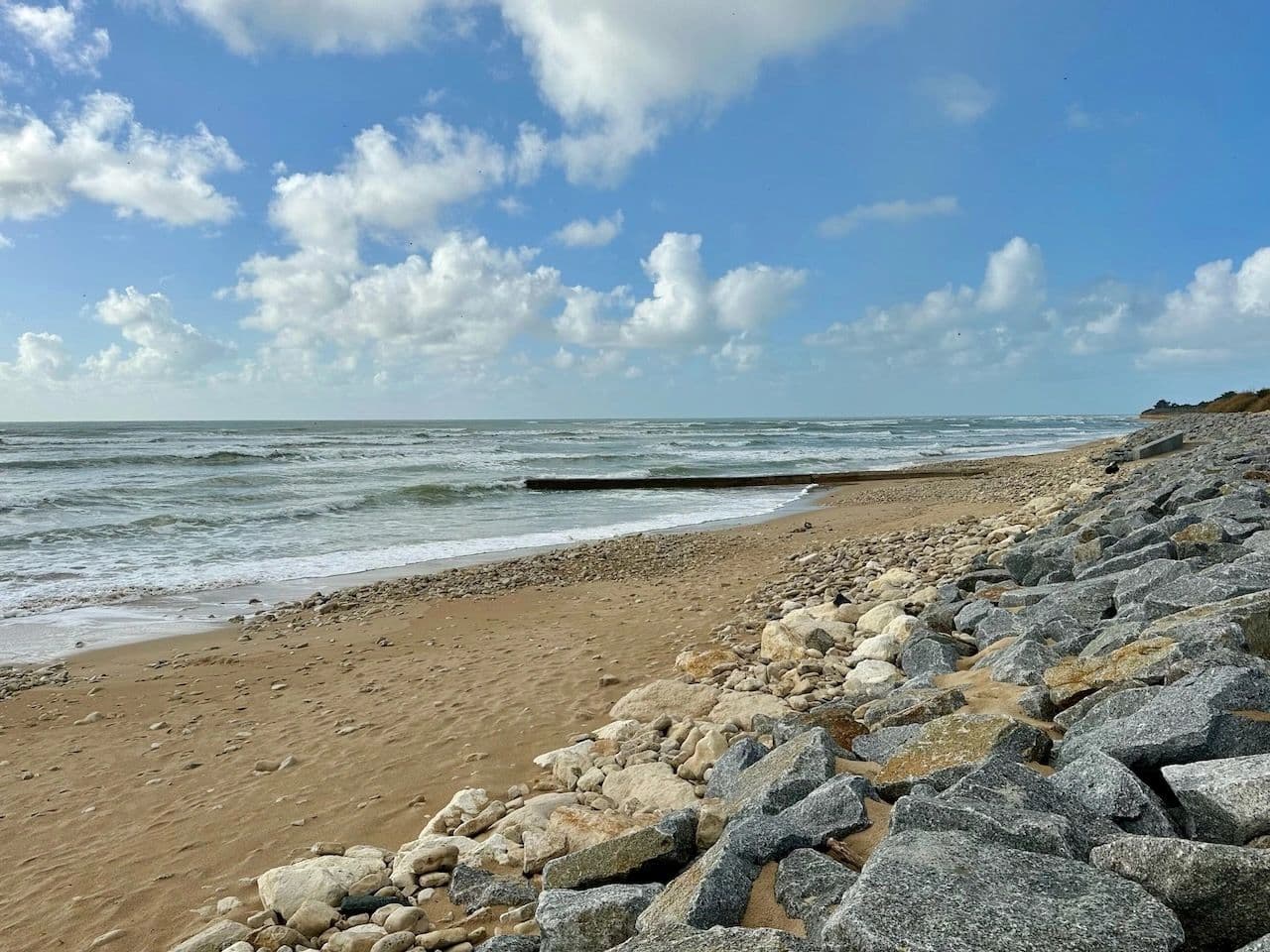 Plage de Montamer au soleil, Ile de Ré