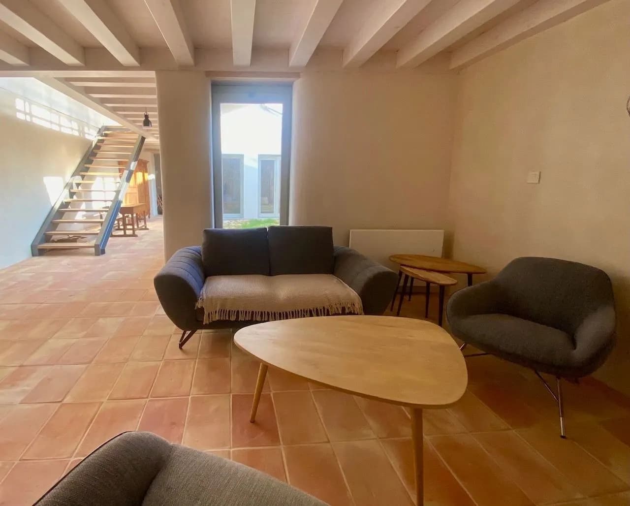 Espace détente et jeux partagé au 8 Montamer